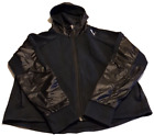 Puma XL Black Hoodie Full Zip Track Jacket Lifestyle