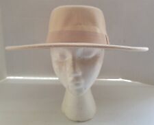 Womens Light Tan Beige with Band Fashion Hat