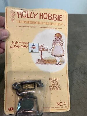 Miniaturas telefónicas vintage Holly Hobbie Roll años 70 nuevas de stock Foto 1 de 2