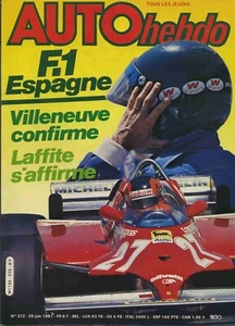 AUTO HEBDO Nr. 272 25.06.1981 GP SPANIEN 24h von MANS SCOTTISH RALLY - Bild 1 von 1
