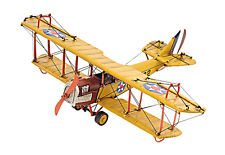 Curtis JN-4 Jenny Doppeldecker Metall Schreibtisch Top Modell 11" 1. Weltkrieg Flugzeug Flugzeug Dekor