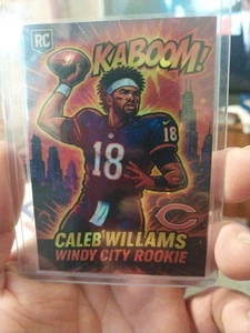Caleb Williams RC SSP Cracked Ice Holographic Comic Art Rookie Card 918 Customs  - Bild 1 von 6