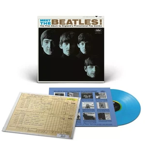 Meet The Beatles! 60th Anniversary Opaque Blue Colored Vinyl LP, 180g *SEALED* - Picture 1 of 2