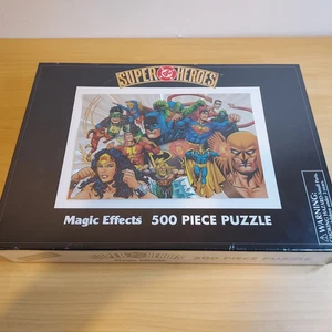 Warner Bros. Studio Store DC Super Heroes Magic Effects 500 Piece Puzzle - Picture 1 of 2