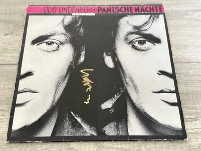 Udo Lindenberg Vinyl Panische Nächte signiert Autogramm LP - Bild 1 von 4