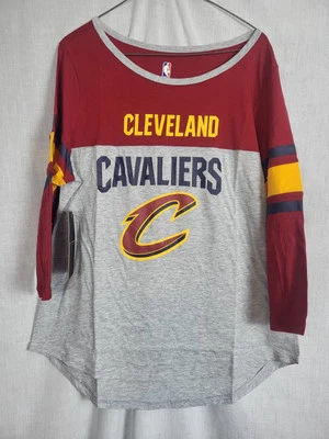 NBA Cleveland Cavaliers T-Shirt Women's XL Raglan 3/4 sleeve Basketball NWT - Image 1 of 4