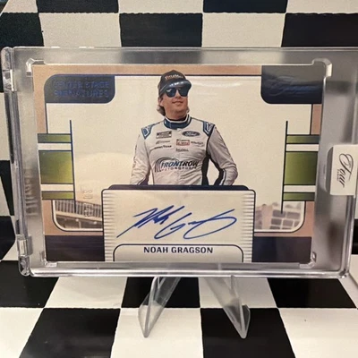 Noah Gragson 2025 Panini Turn Four  Center Stage Signatures Auto 38/49 - Image 1 of 3