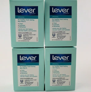 Lever 2000 Original Seife Neu im Karton Menge 4 Hergestellt in den USA Je 4 Unzen - Bild 1 von 3