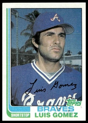 1982 Topps #372 Luis Gomez Atlanta Braves NM+ - Image 1 of 2