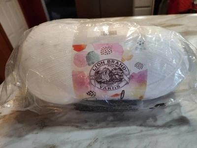 (1 Skein) Lion Brand Yarn 550-100 Pound of Love Yarn, White - Image 1 of 4