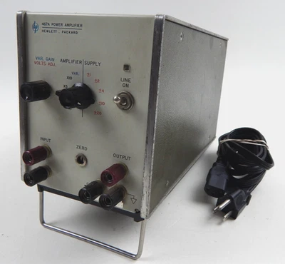 Vintage Hewlett Packard HP 467A Power Amplifier Supply, DC - Made in USA TESTED - Image 1 of 4