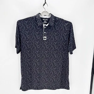 Pins & Aces Polo black white size 3XL performance golfing outdoor activities - Picture 1 of 5