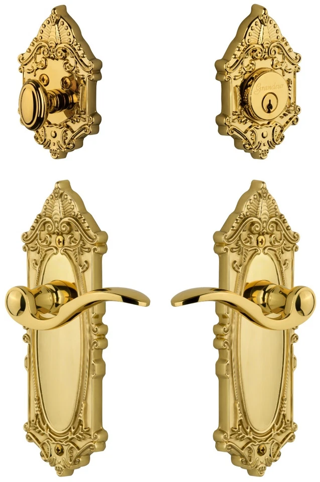 Grandeur GVCBEL_SP_ESET_238 Grande Victoriano Latón Sólido Derecha - Latón Foto 1 de 1