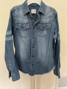 Joe’s Boys Vintage Look Denim Shirt Size 8 - Picture 1 of 9