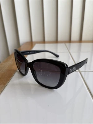 Gafas de sol Coach negras brillantes HC8210 50021 marco solo 56-19 1403 3N Foto 1 de 4