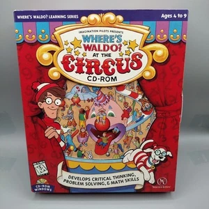 Where's Waldo at the Circus CD-ROM Learning Series Ages 4-9 New Sealed PC Game - Picture 1 of 19