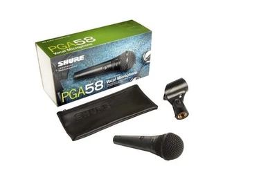 Shure PGA58-QTR Cardioid Dynamic Vocal Microphone with XLR-to-1/4" Cable - Image 1 of 4