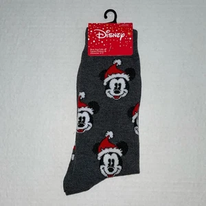 Men's Disney Christmas Disney Mickey Mouse Novelty Crew Socks - Picture 1 of 4