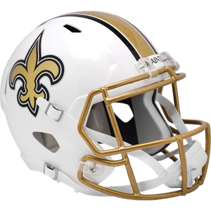NEW ORLEANS SAINTS NFL Riddell Speed Full Size Replica Football Helmet - Picture 1 of 3