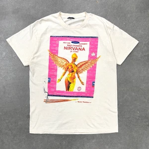 Nirvana In Utero Nag Champa Incense FSG T-Shirt Large RARE 90s Grunge Band Tee - Picture 1 of 6