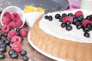 Fruit Base Cake Baking Pan Cake Metal 30 cm Baking Tarte - Picture 1 of 7