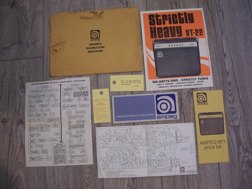 Amplificador Ampeg 1971 vintage papeleo como nuevo  Foto 1 de 1