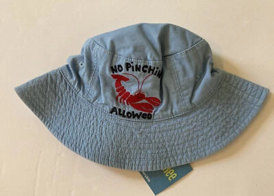 Новый с Ярлыками Gymboree Восточное побережье 2T-5T клетку и без защемления омар двусторонняя шляпа - Изображение 1 из 2