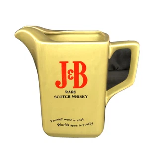 Vintage J&B Rare Scotch Whiskey Ceramic Pitcher Barware Man Cave Pennies More - Picture 1 of 4