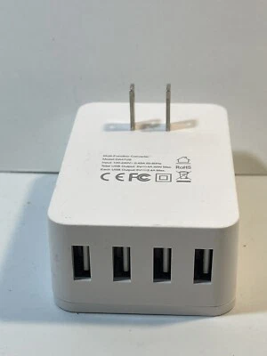 Dodocool 4 Port USB Travel Wall Charger with Universal AC Power Adapter DA47 - Image 1 of 4