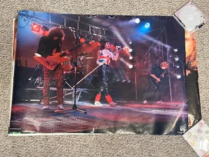 Lot of 5 Vintage Def Leppard Band Posters Wall Posters Large 35" Mostly 80s - Picture 1 of 5