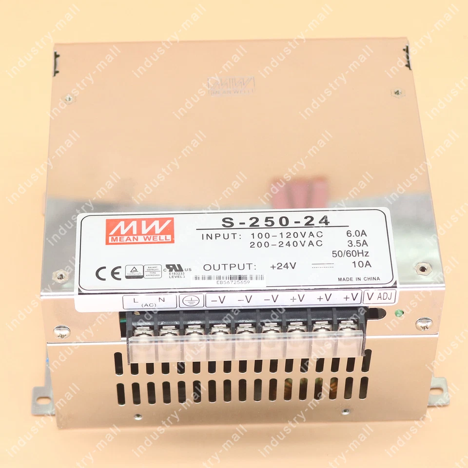 For MEAN WELL S-250-24 24V 10A New Switching Power Supply Fast Delivery - Image 1 of 4
