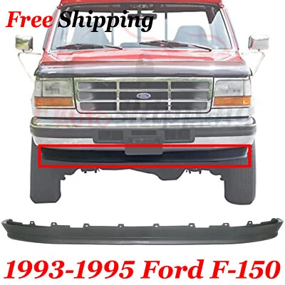 Fits 1992-1997 Ford Bronco F-150 F-250 F-350 Front Bumper Lower Valance Plastic Foto 1 de 4