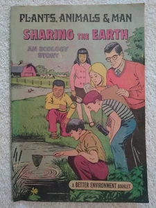 RARE Vintage Plants Animals & Man Sharing The Earth Booklet Comic Book - Picture 1 of 2