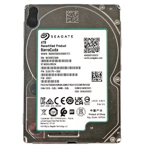 4TB Seagate ST4000LM024 BarraCuda interne SATA 3 Festplatte 2,5 Zoll recertified - Bild 1 von 4