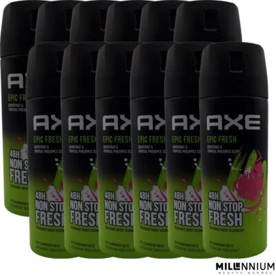 Axe Epic Fresh 12x 150ml Deo Deospray Deodorant Bodyspray Spray Herren Men