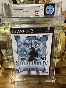 2005 Playstation 2 PS2 Suikoden IV BRAND NEW RARE Graded WATA 9.6 Sealed A - Picture 1 of 9