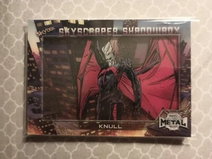 2021 Marvel Metal Universe Spider-Man Skyscraper Shadow Box #SS13 Knull - Picture 1 of 2