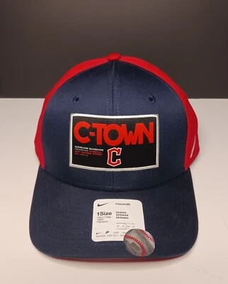 Nike Dri-Fit  Cleveland Guardians Hat Cap Mens Adjustable Snapback Blue MLB  - Image 1 of 4