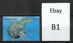 Sierra Leone 1990 Animals Fish Marine Life MNH Manatee Trichechus Vocifer - Picture 1 of 1