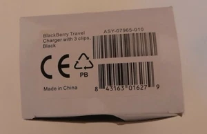 Blackberry Travel Charger Unused Three Connection Clips - Zdjęcie 1 z 3