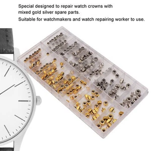 Water proof Assorted Watch Crown Parts Replacement Accessories Watch Repairing - Picture 1 of 12