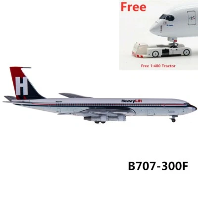 (Rare)1:400 AeroClassics AC19194 Heavylift B707-300F N2215Y+Tractor - Image 1 of 3
