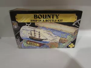 VTG 1984 Bounty Ship in a Bottle KIT unassembled Woodkrafter #205 boat model - Picture 1 of 5