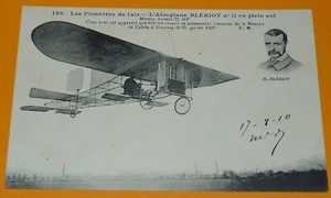 CPA CARTE POSTALE 1910 AVIATION MONOPLAN BLERIOT #11 PIONNIER AIR AEROPLANE - Imagen 1 de 2