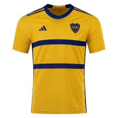 Adidas Boca Juniors 2023/24 Away Jersey Men’s SZ Small Yellow HT3675 NWT - Image 1 of 4