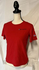 Champion Red black Gold Logo Shirt Size Youth Large Y2k 2000’s 2010’s - Picture 1 of 5