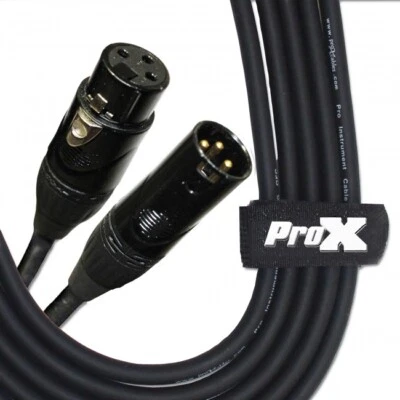 4 Pack-Pro X 5 Ft. Balanced XLR-F to XLR-M High Performance Audio Cable - Image 1 of 4