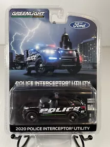 Greenlight Pursuit 2020 Ford Police Interceptor Utility Show Promo SUV Nuovo - Foto 1 di 7