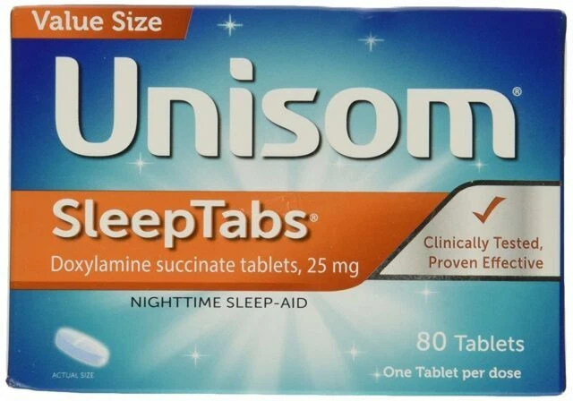 Unisom SleepTabs Nighttime Sleep-Aid Tablets - 80 Count