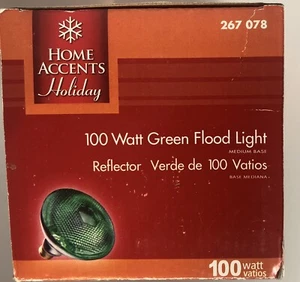 Home Accent Phillips GREEN Reflector FLOOD Light 100 Watt BULB - Picture 1 of 3